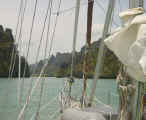 Entrance to Hole in the Wall on N coast Langkawi